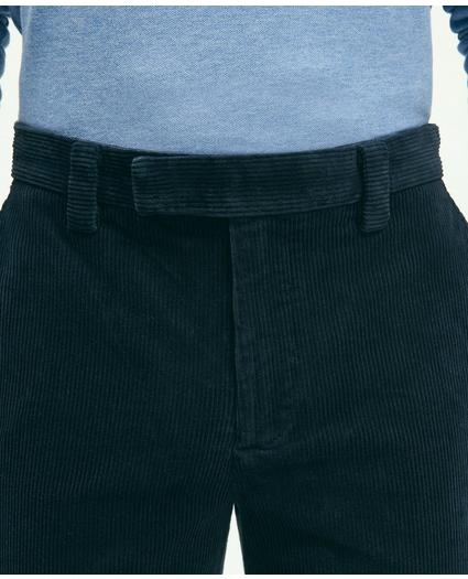 Slim Fit Cotton Wide-Wale Corduroy Pants, image 3