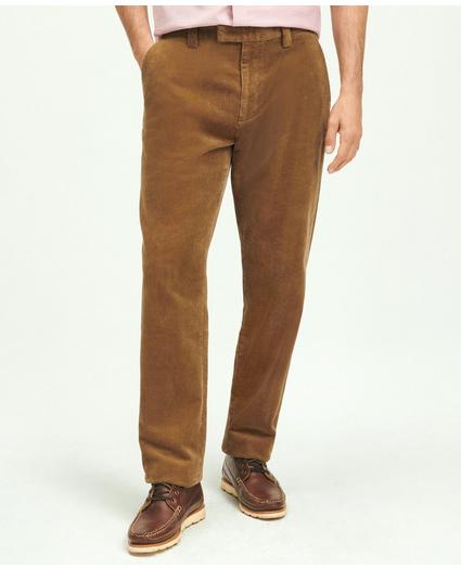 Regular Fit Cotton Wide-Wale Corduroy Pants, image 1