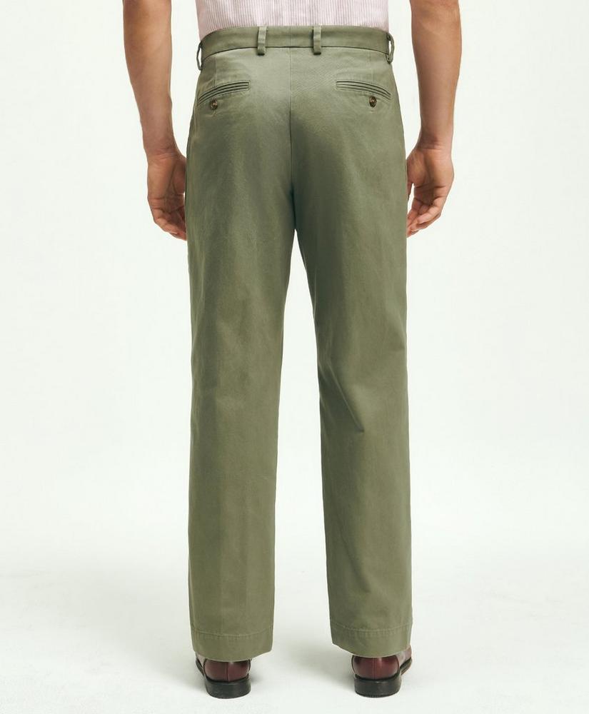 Pleat-Front Cotton Vintage Chino Pants, image 3
