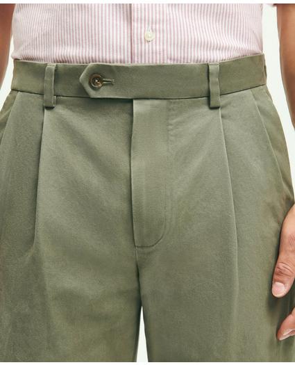 Pleat-Front Cotton Vintage Chino Pants, image 4