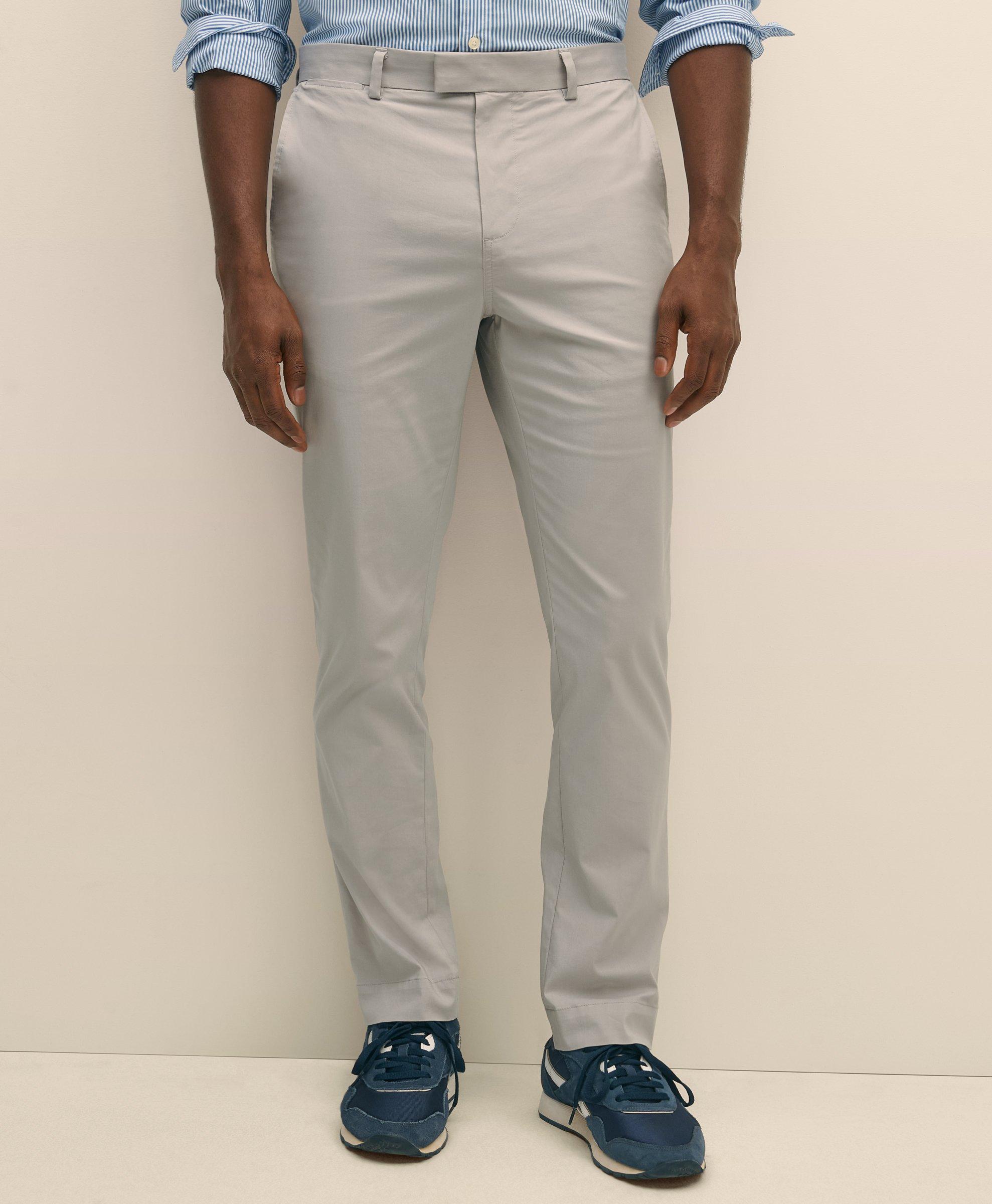 Brooks Brothers Performance Series Trousers In Grey