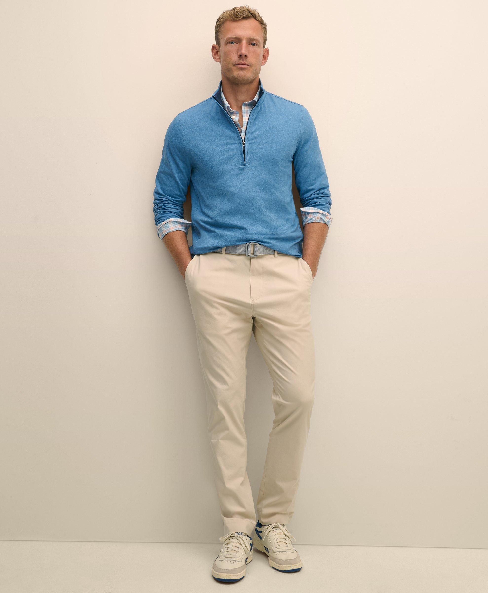 Brooks Brothers Performance Series Trousers In Natural