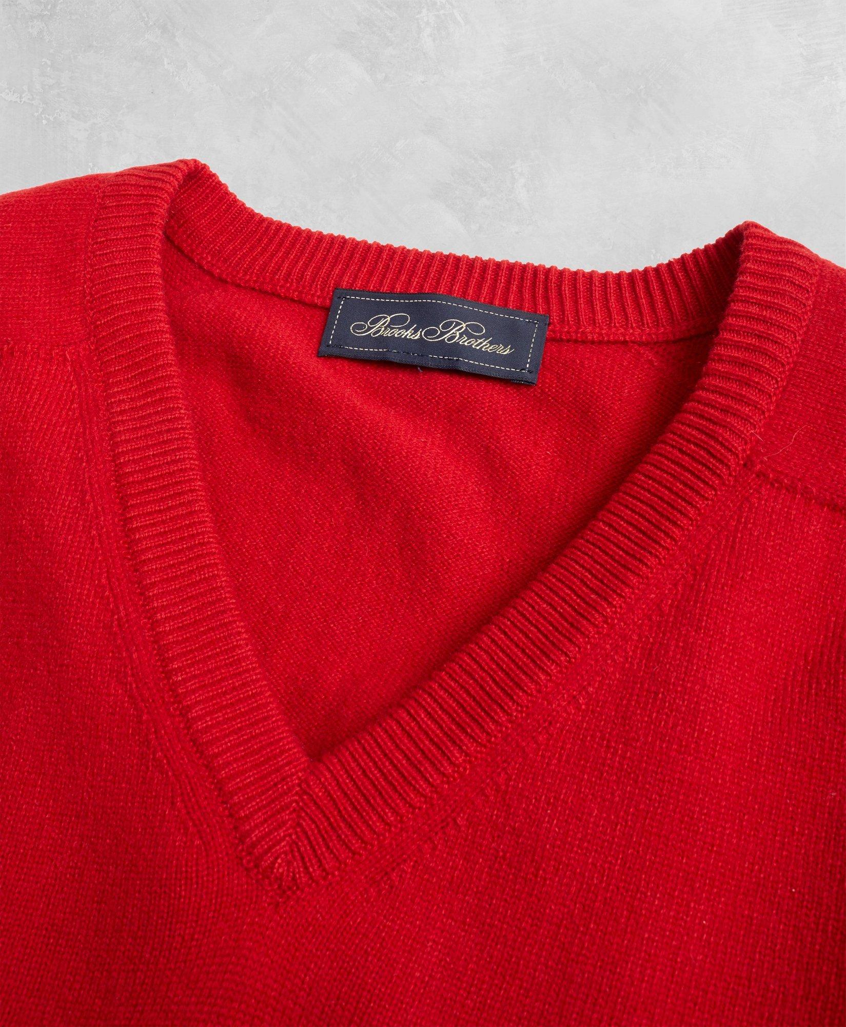 Fleece v neck online jumper