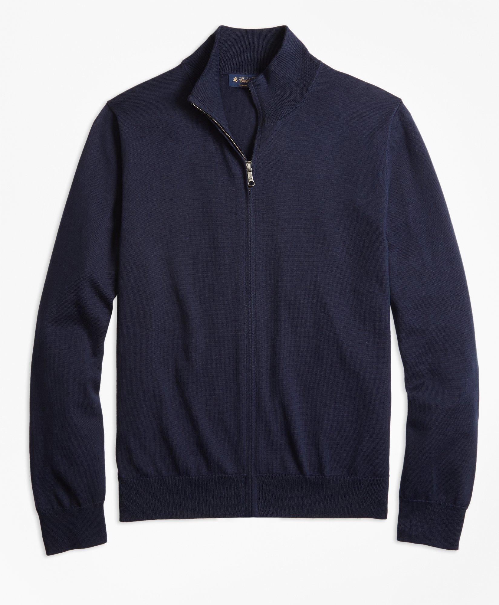 Supima® Cotton Full-Zip Cardigan