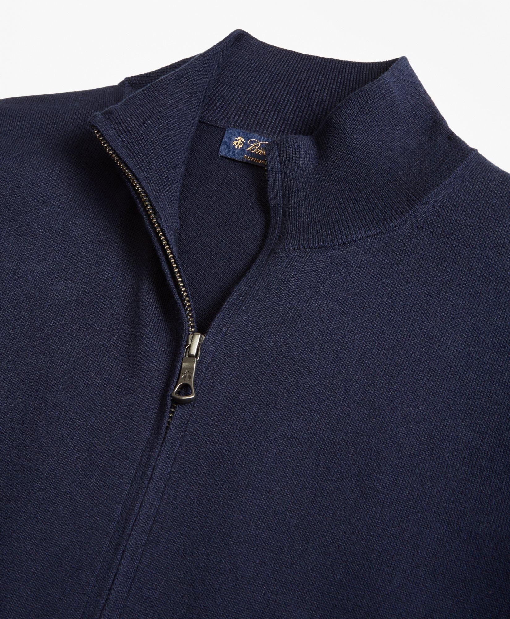 Supima® Cotton Full-Zip Cardigan