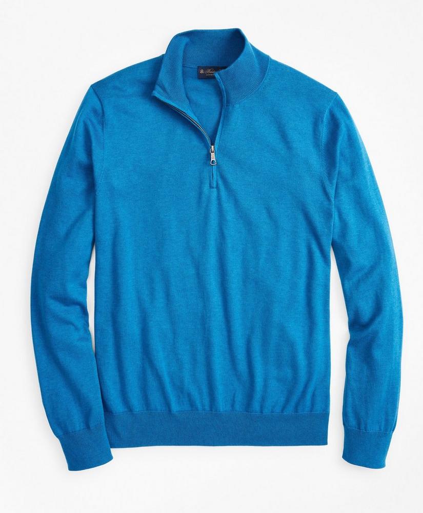 Supima® Cotton Half-Zip Sweater, image 1