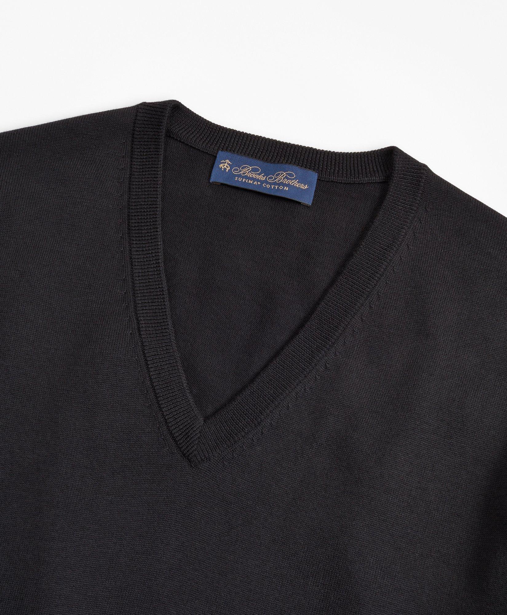 Supima® Cotton V-Neck Sweater