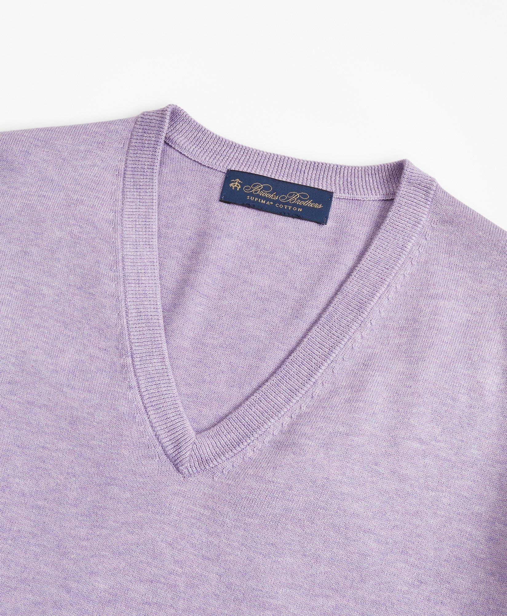 Supima® Cotton V-Neck Sweater