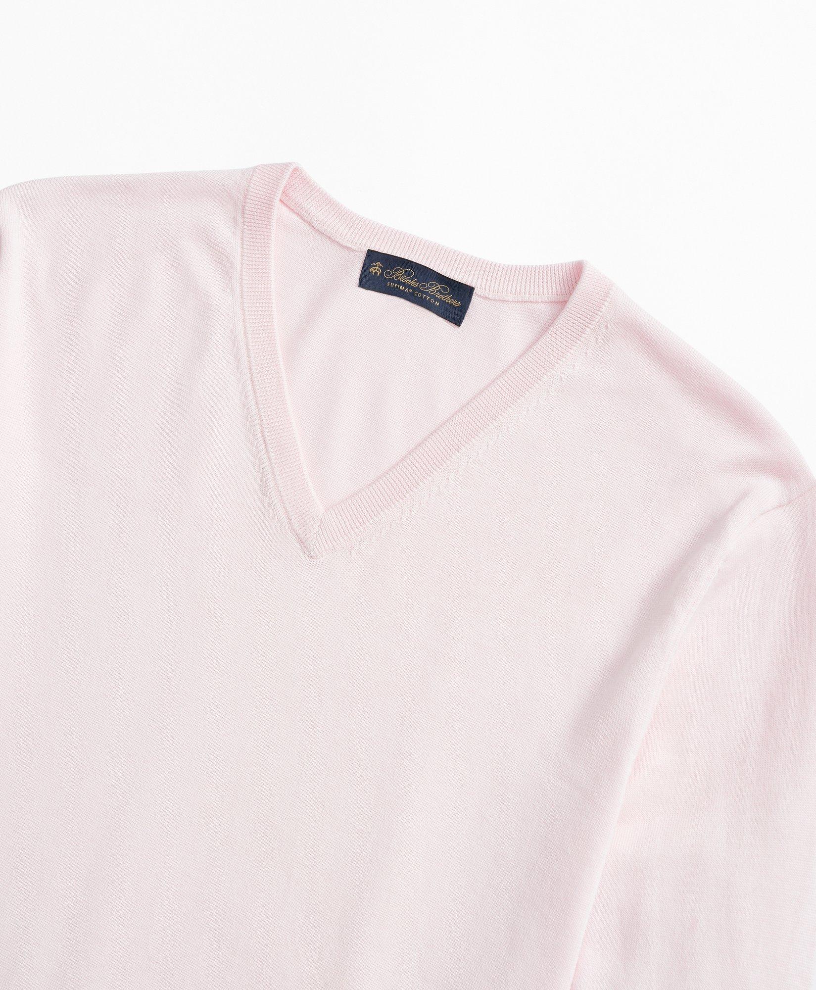 Supima® Cotton V-Neck Sweater