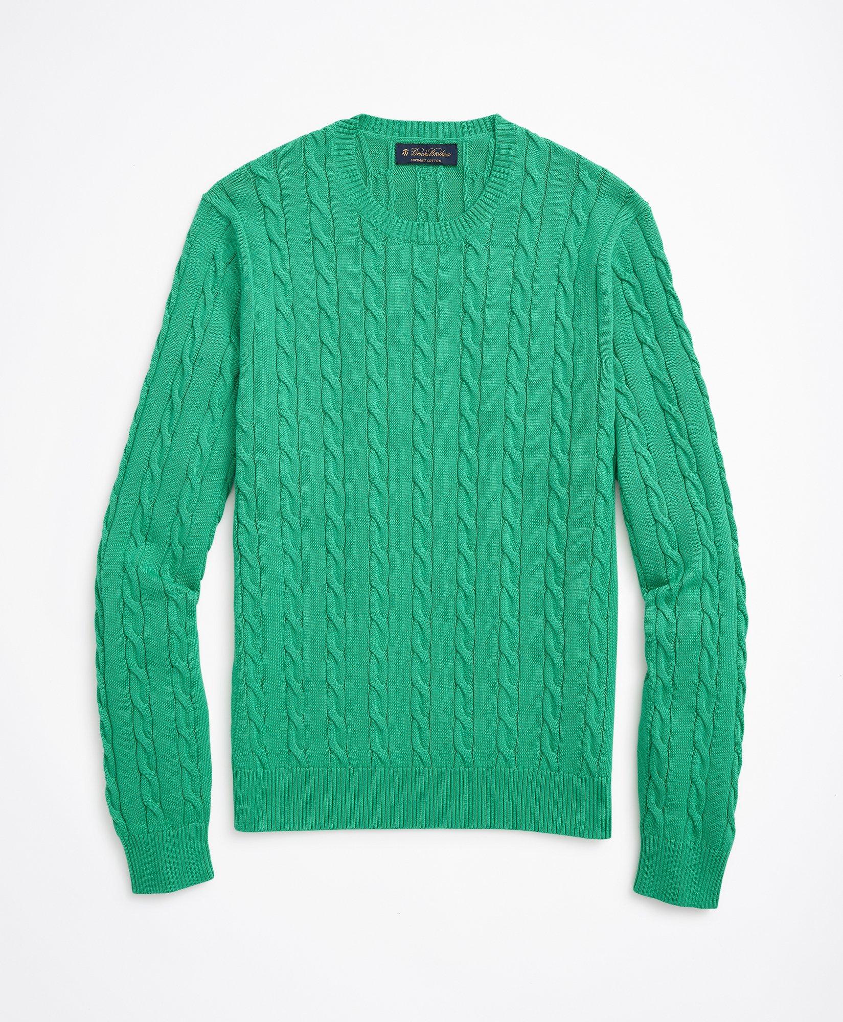 Brooks brothers cable hot sale knit sweater