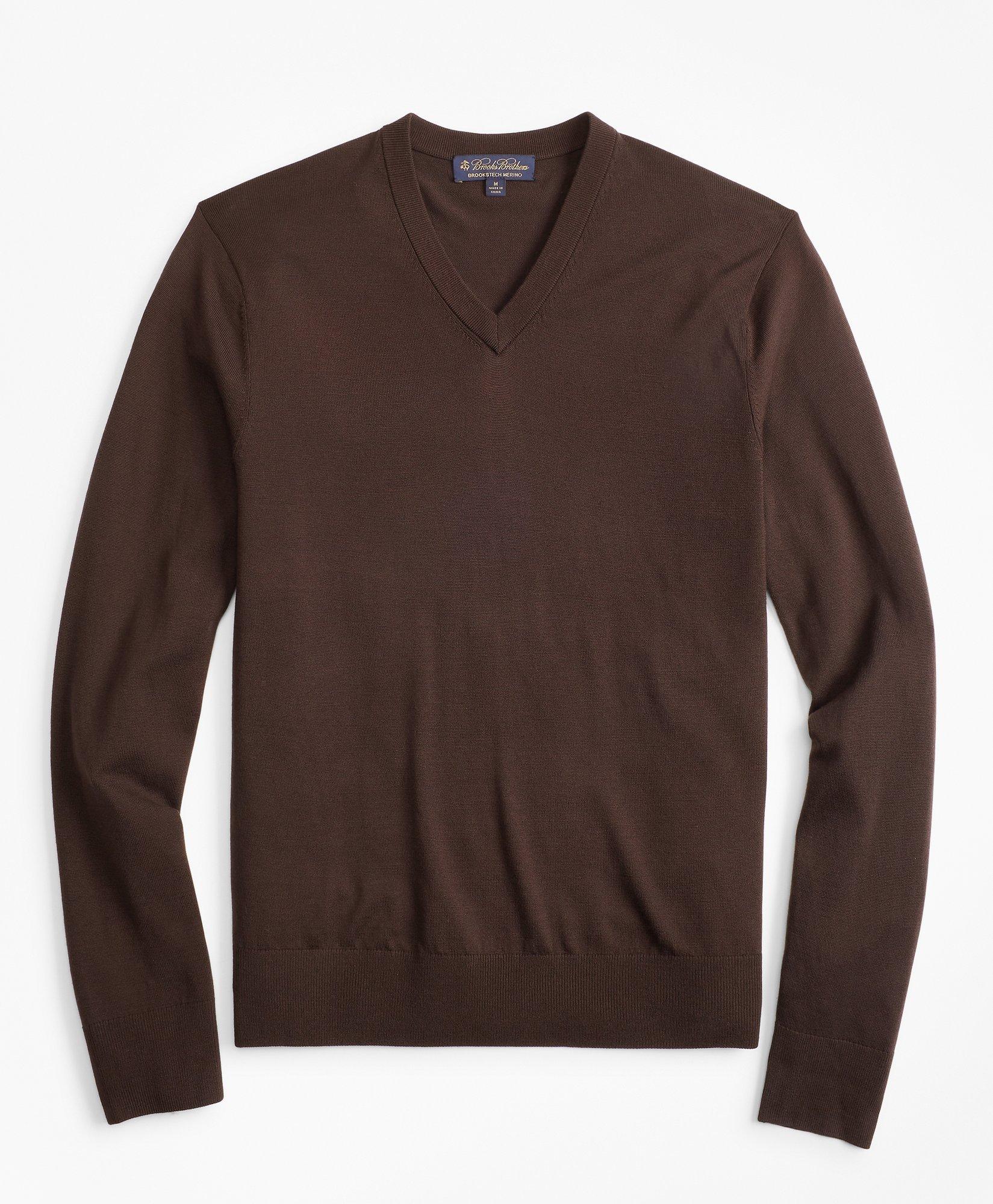 brooks brothers men's merino wool sweater