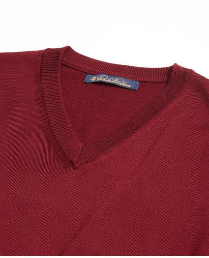 BrooksTech Merino Wool V-Neck Sweater | Brooks Brothers