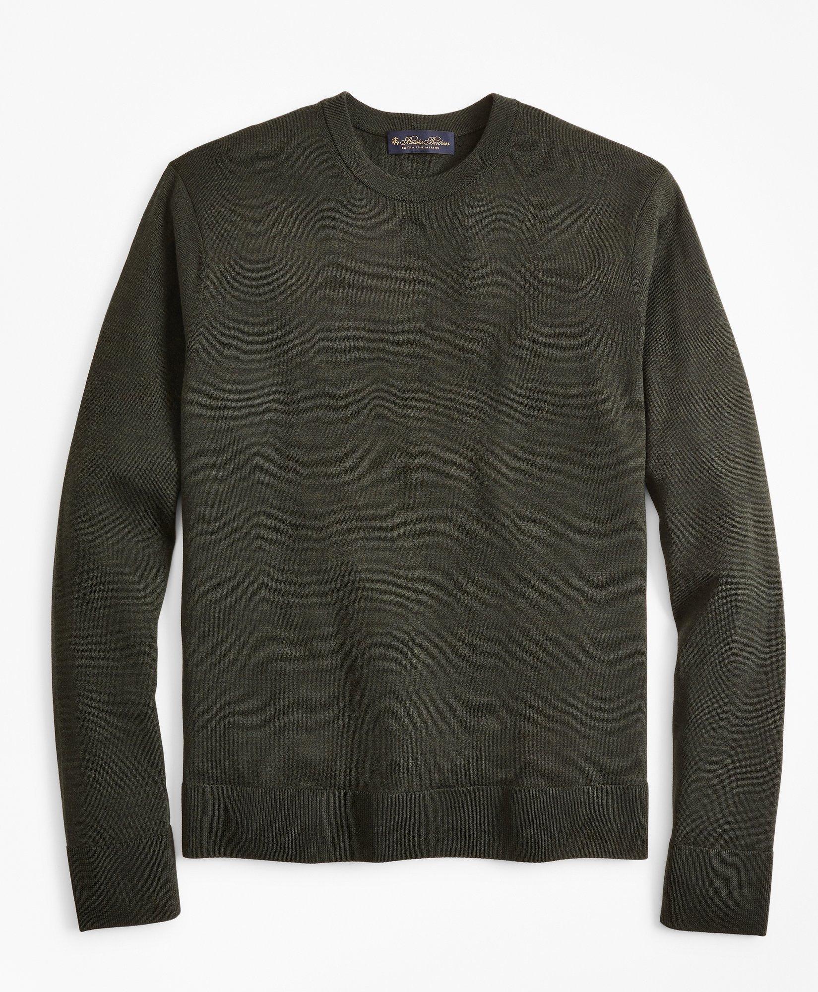 Brooks brothers patchwork crewneck sweater sale