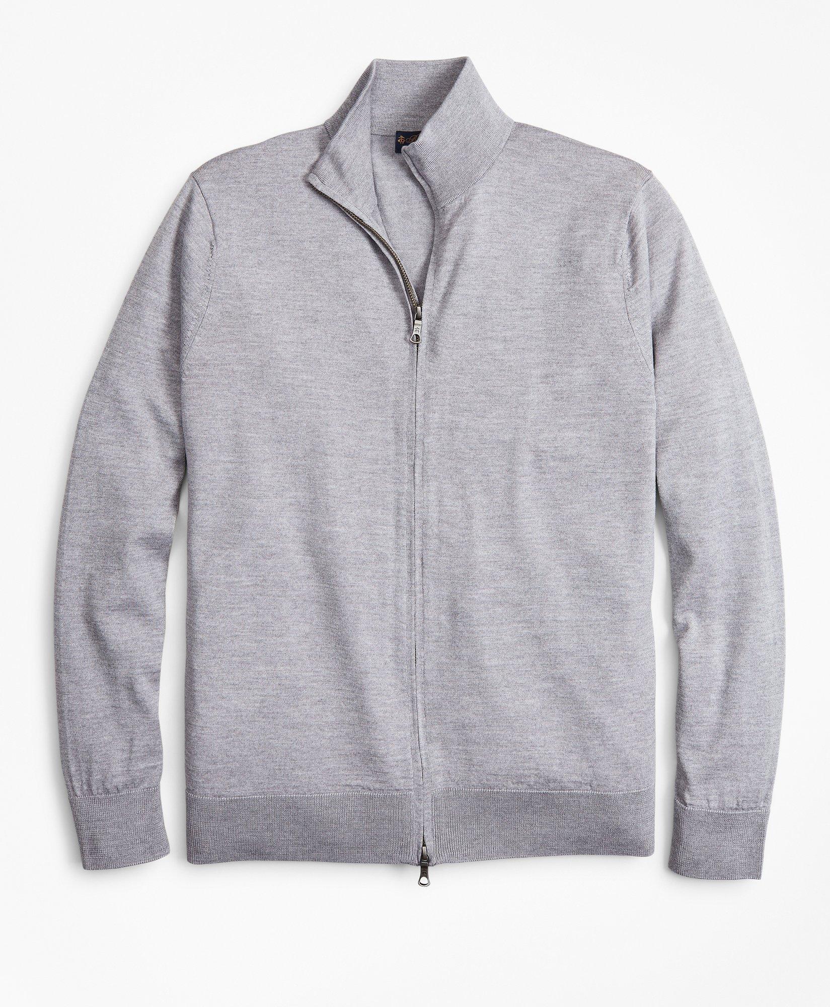 Brooks brothers 2025 full zip sweater