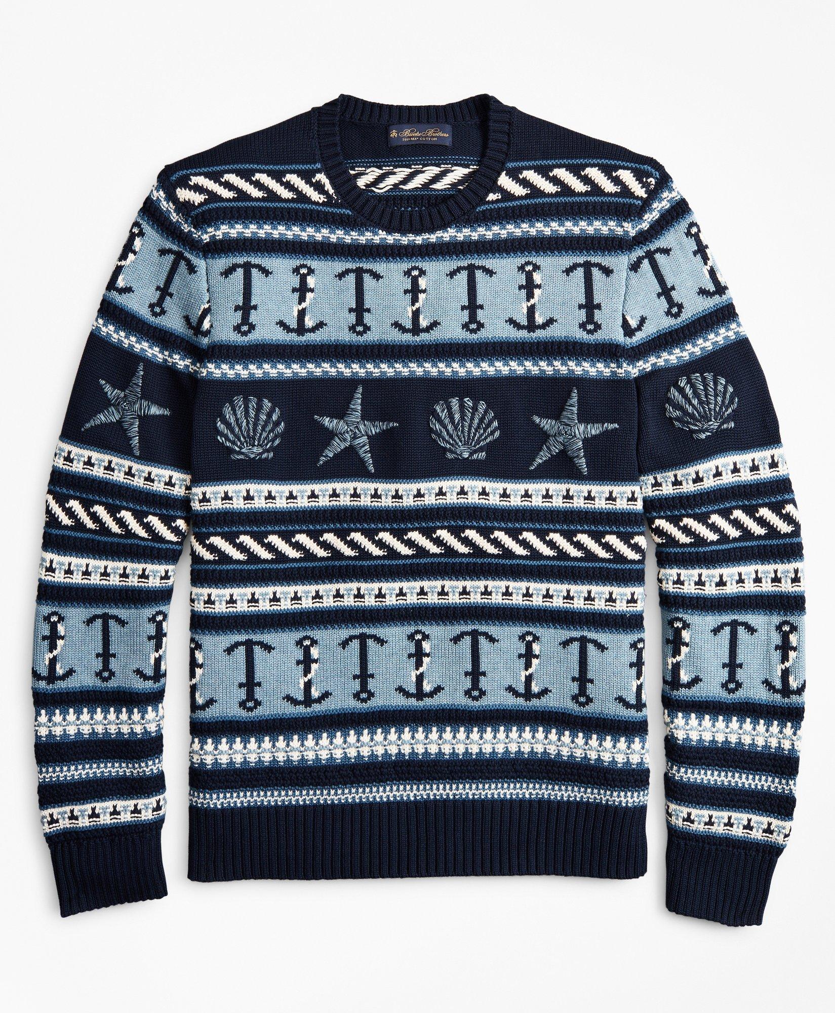 Brooks brothers fair isle sweater best sale