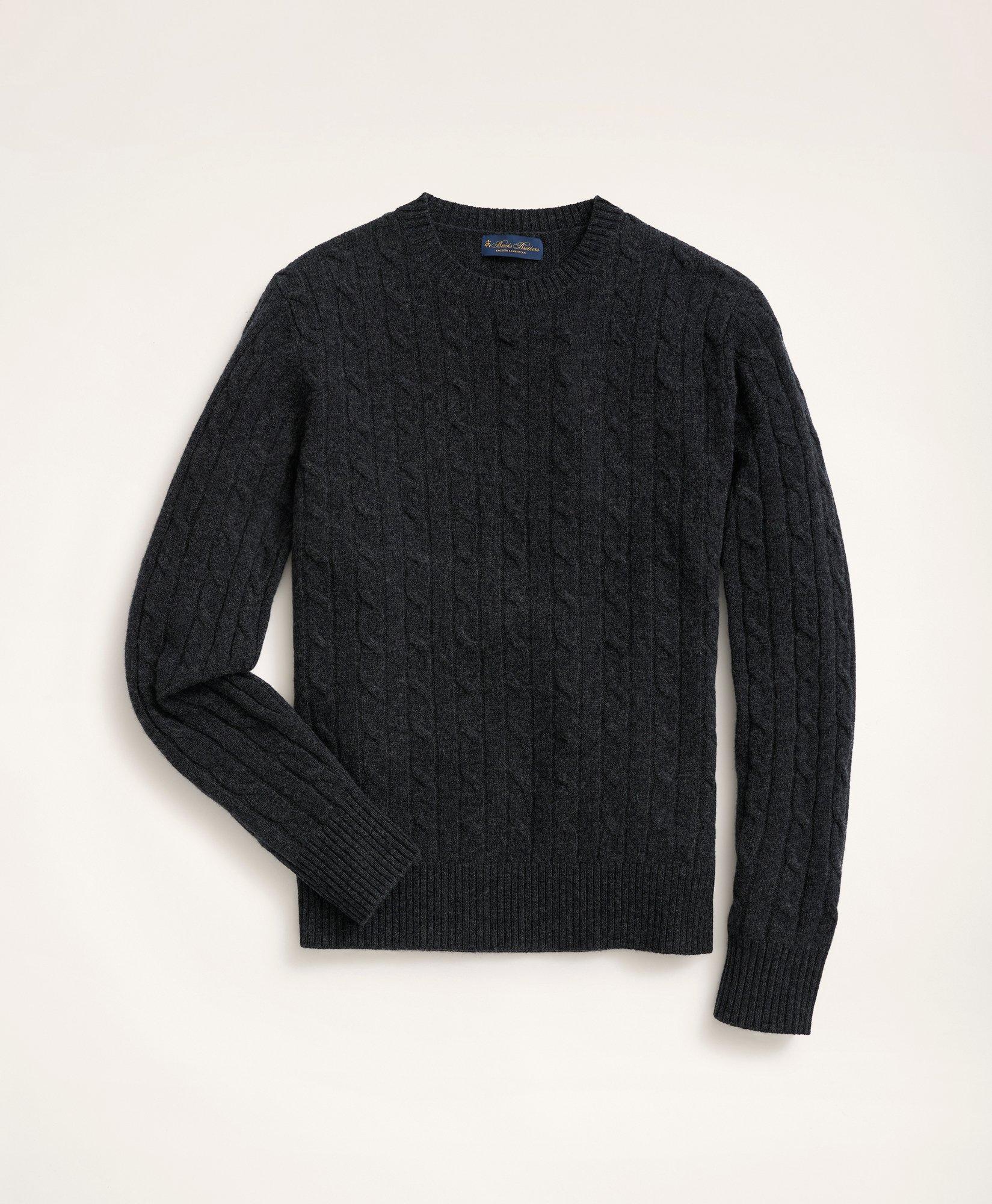 Lambswool Cable Knit Sweater