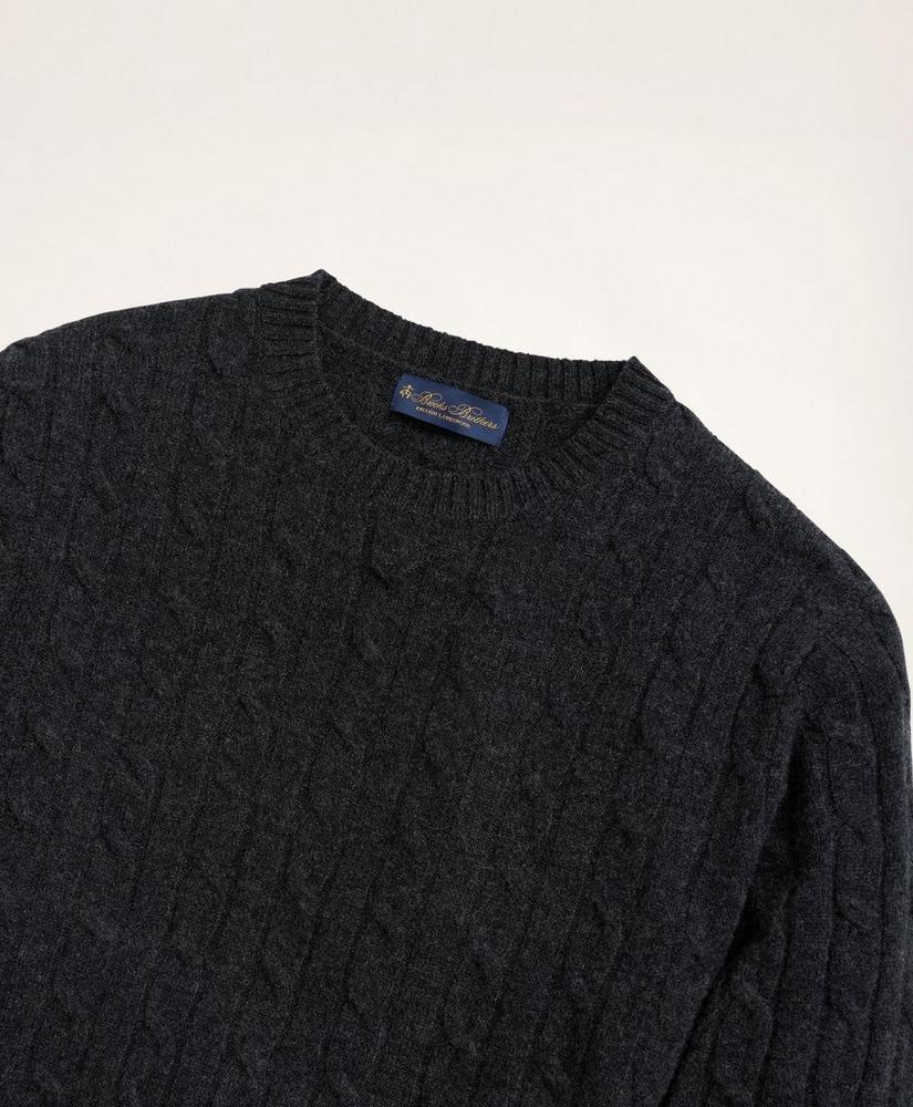 Lambswool Cable Knit Sweater, image 2