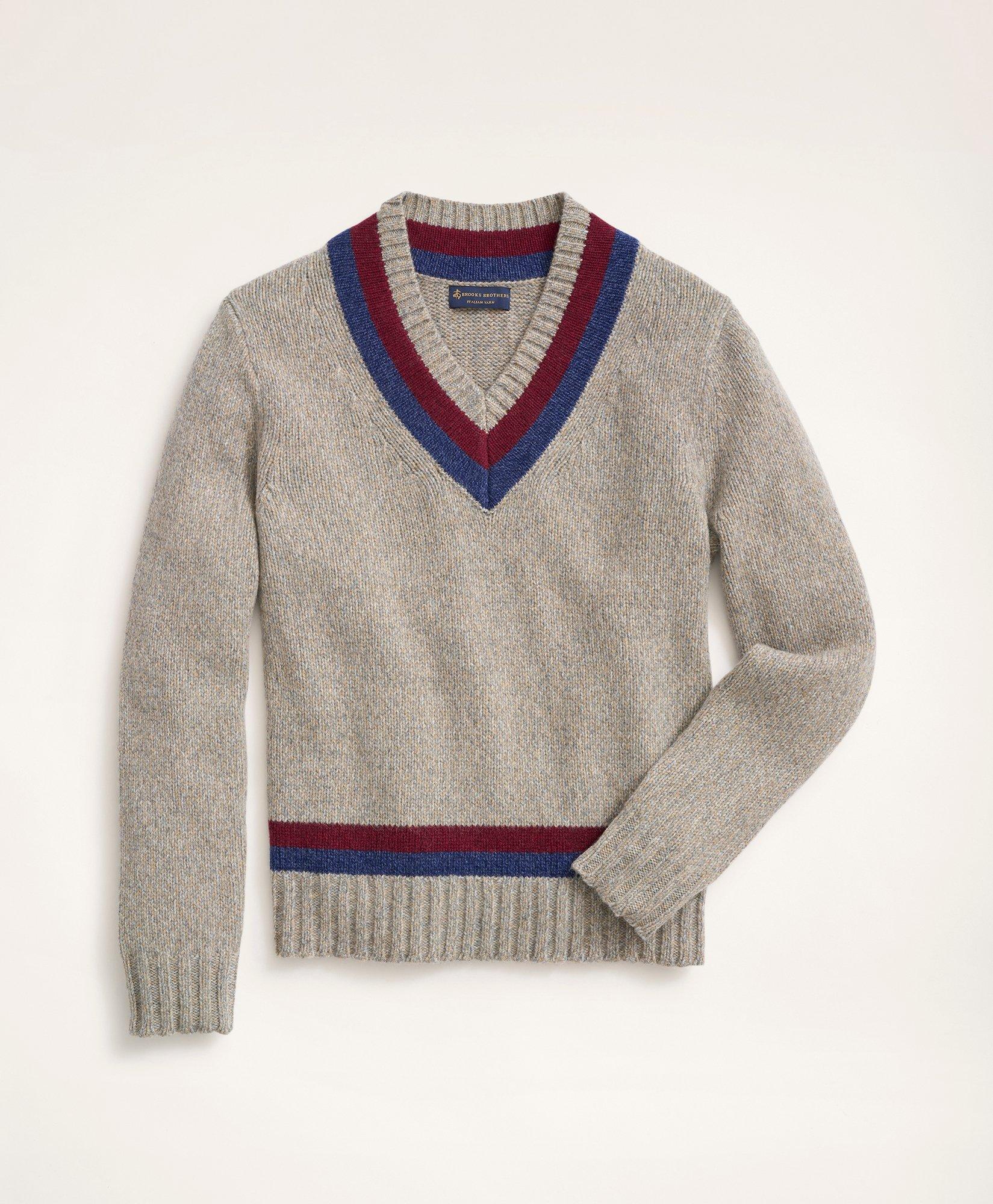 Alpaca Blend Tennis Sweater