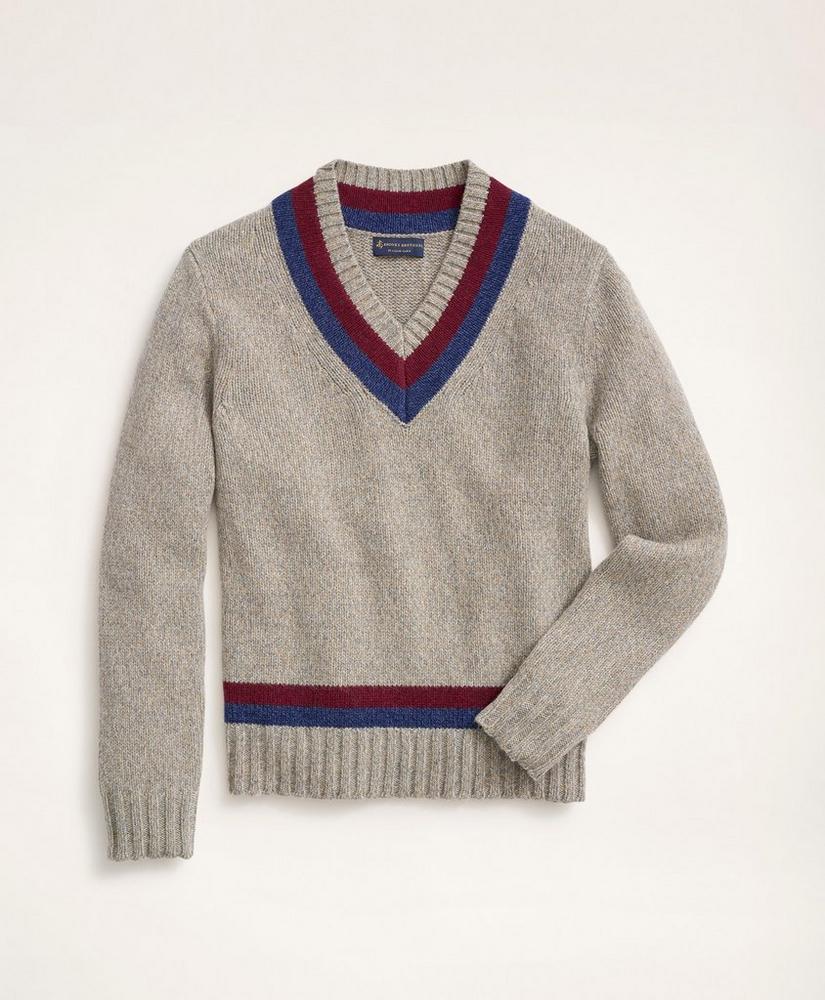 Alpaca Blend Tennis Sweater, image 1