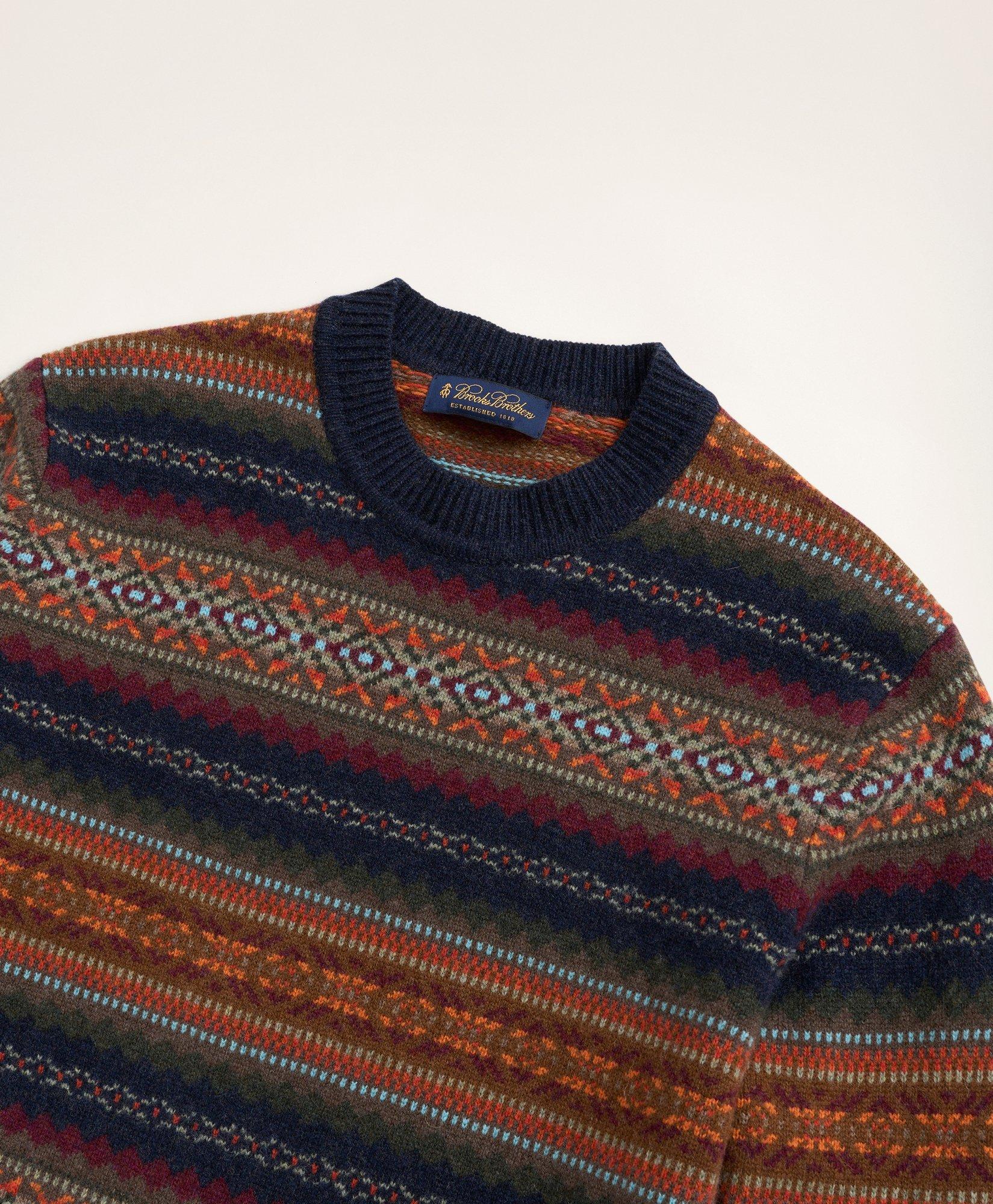 Fair isle 2025 sweater brooks brothers