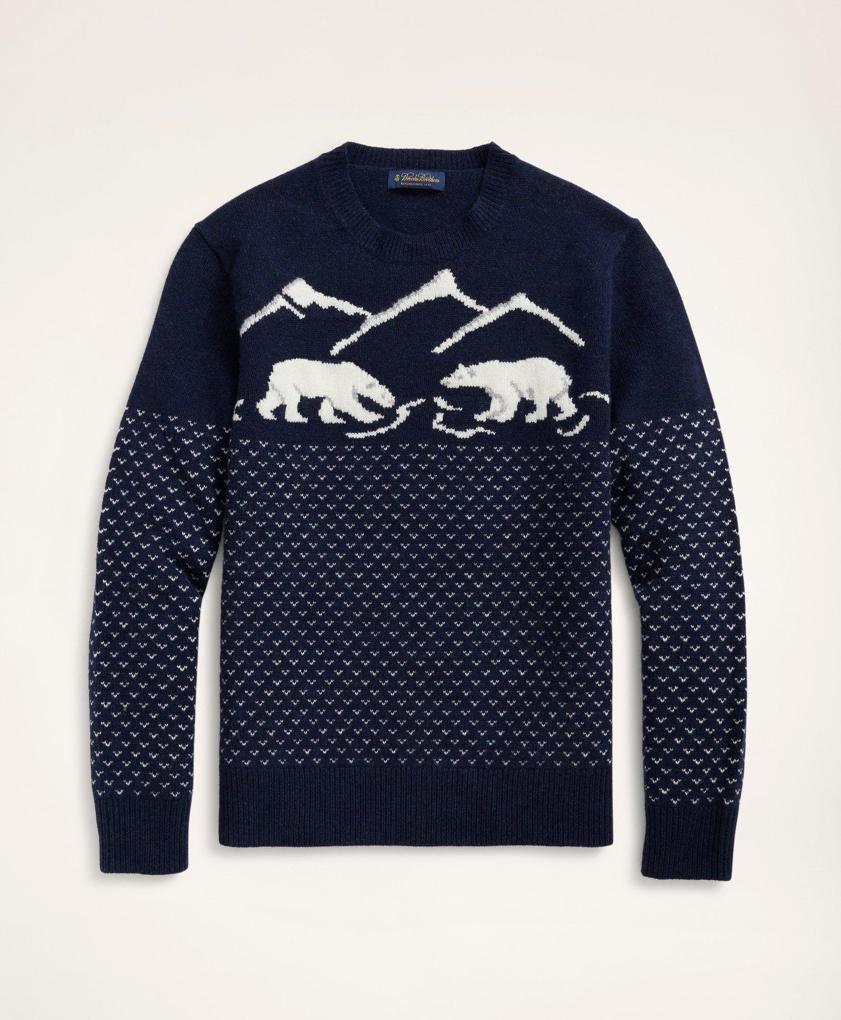 Polar bear sweater mens hotsell