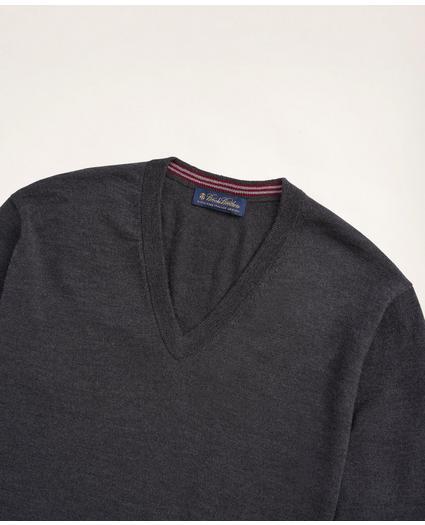 Merino Wool V-Neck Sweater, image 2