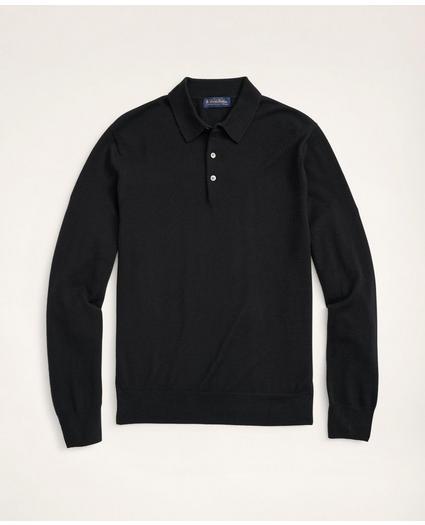 Merino Polo Sweater, image 1