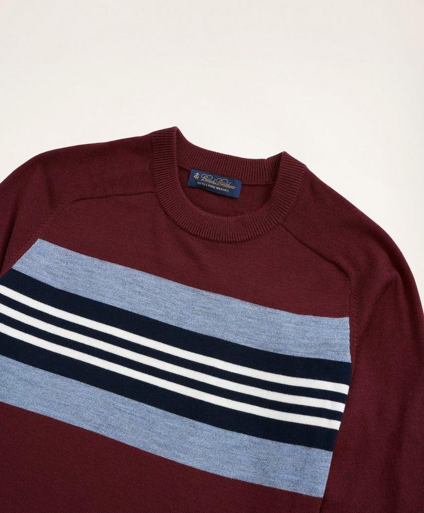 Merino Collegiate Stripe Sweater, image 2