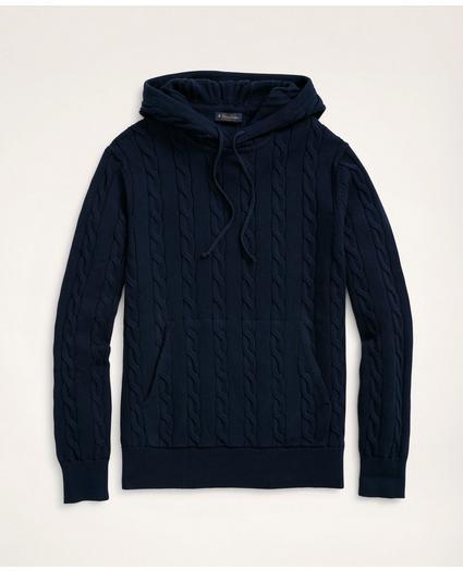Cable-Knit Hoodie, image 1