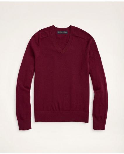 3-Ply Cashmere V-Neck Sweater, image 1