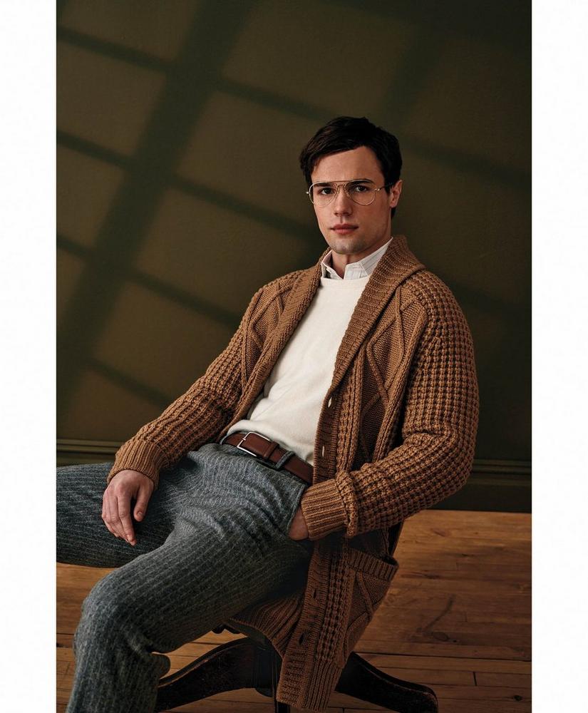 Cashmere Saddle Shoulder Sweater, image 3