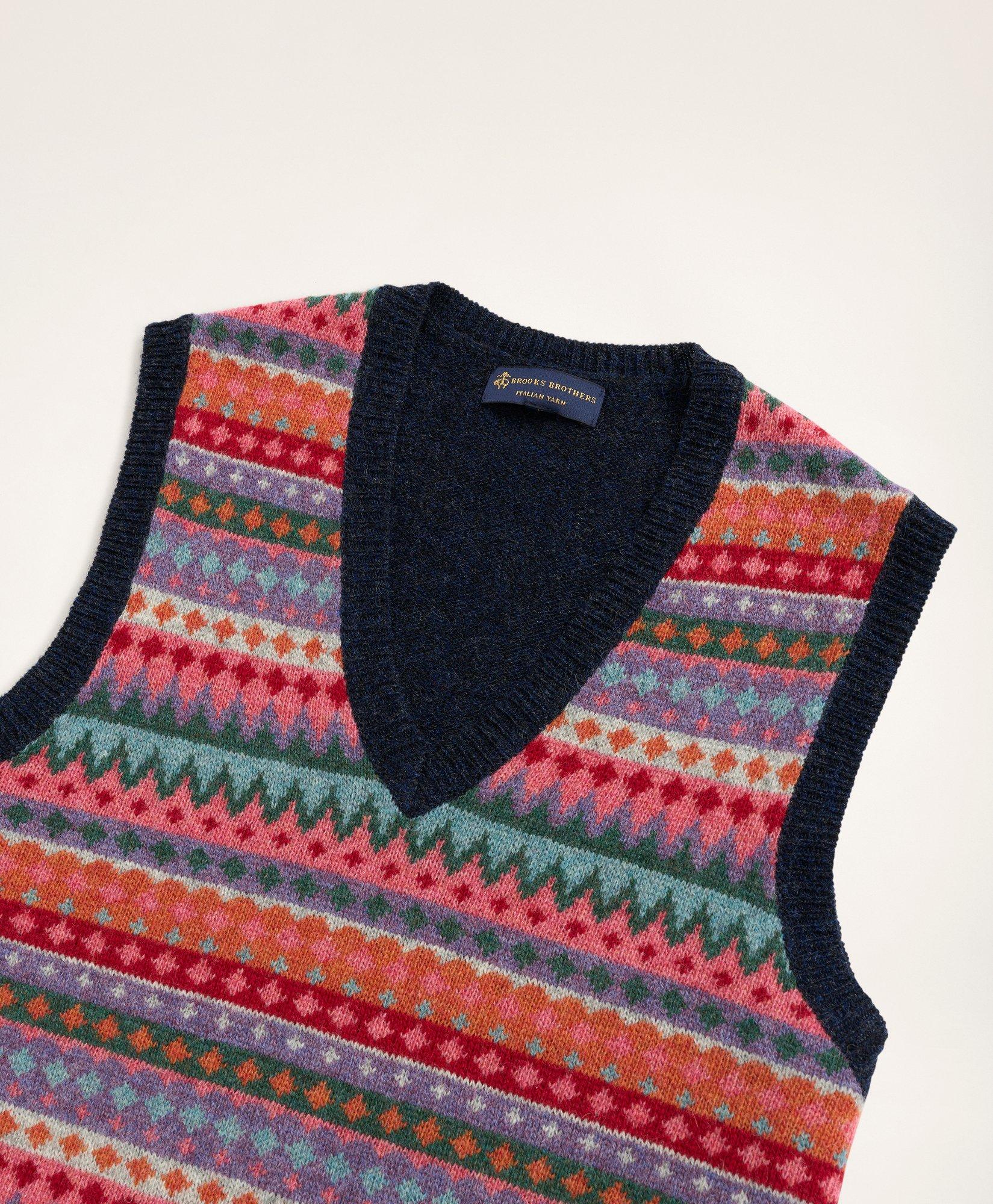 Fair Isle Sweater Vest