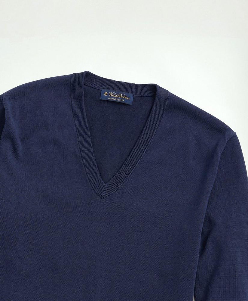 Supima® Cotton V-Neck Sweater