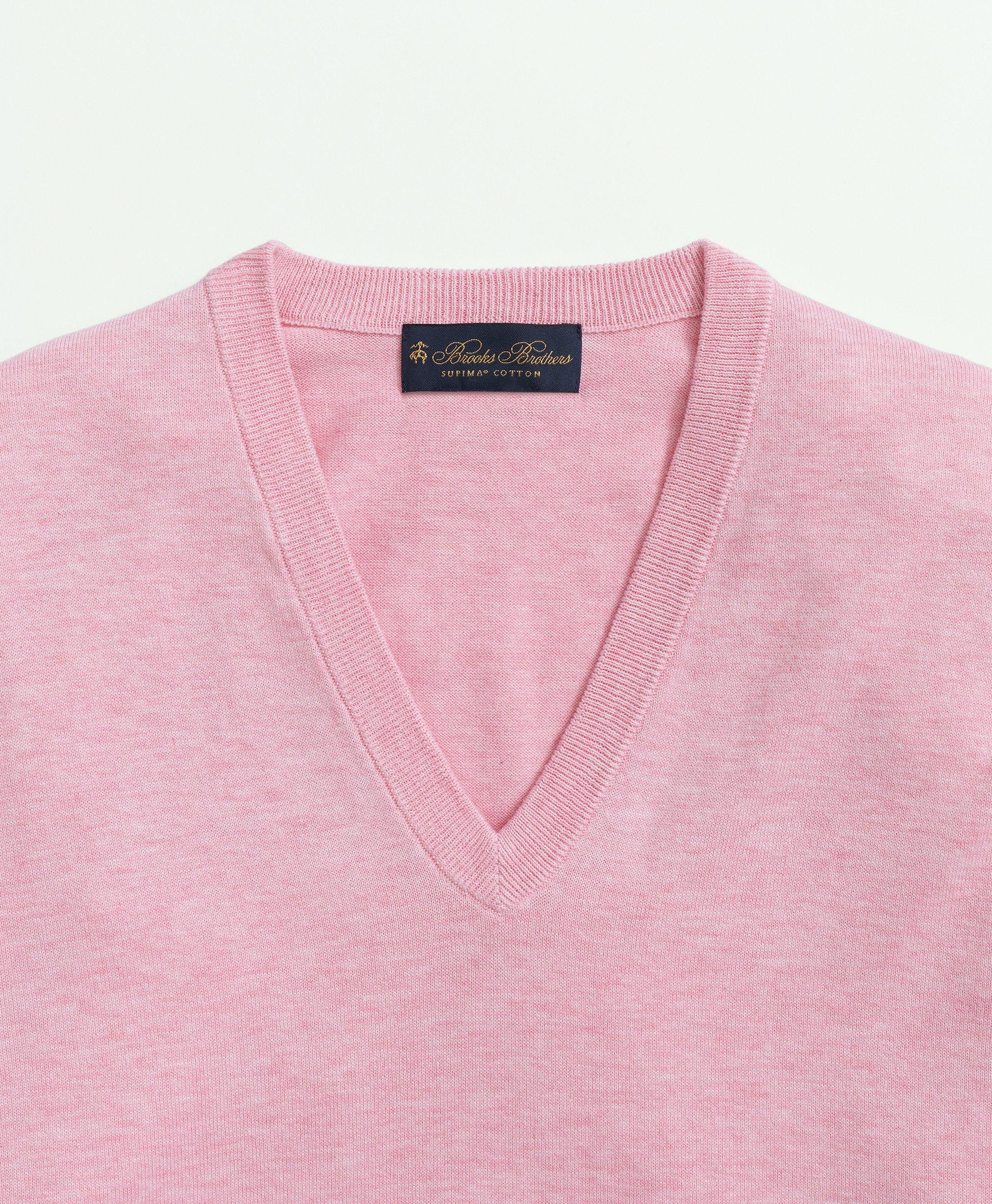 Supima® Cotton V-Neck Sweater