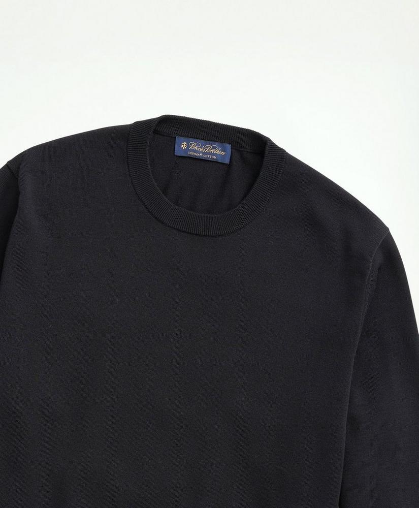 Supima® Cotton Crewneck Sweater, image 2
