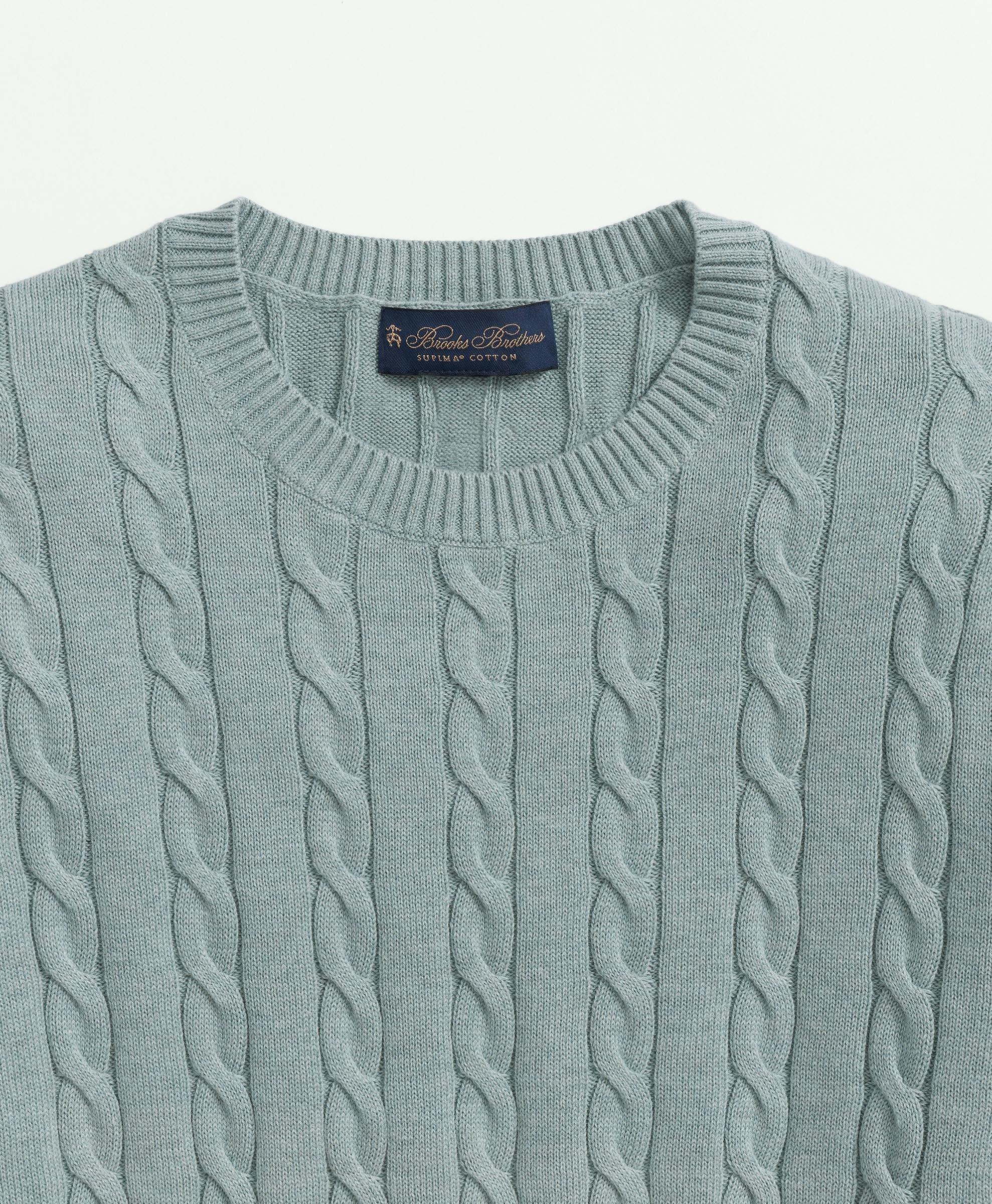 Cotton Cable-Knit Sweater