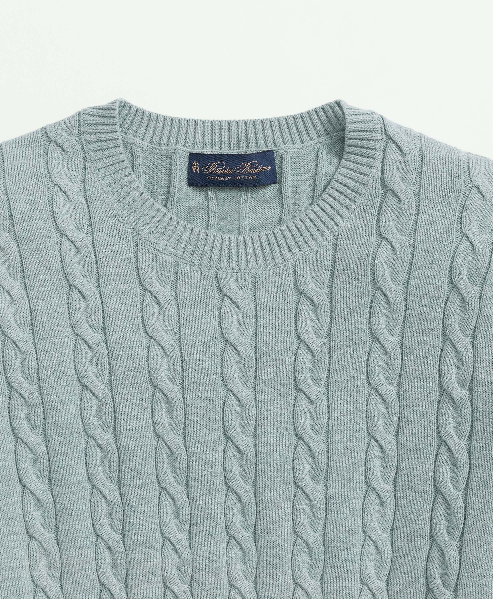 Supima Cotton Crew Neck Sweater - GANT