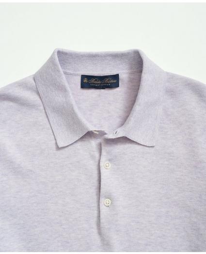 Supima® Cotton Short-Sleeve Polo Sweater, image 2