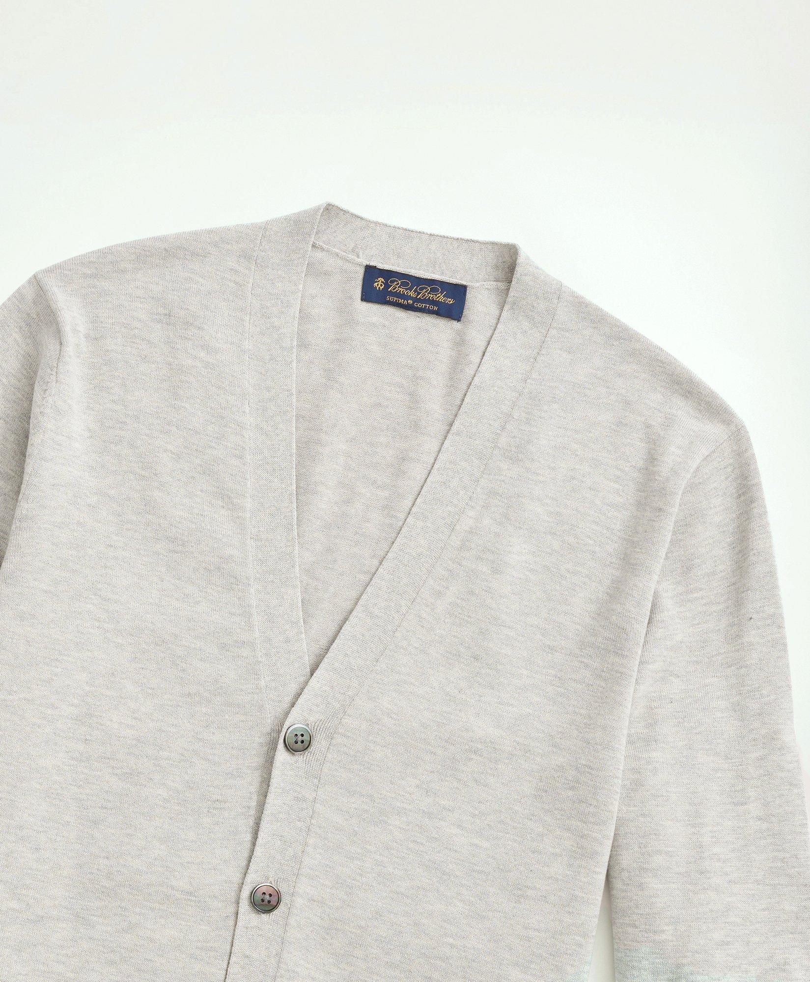 Supima® Cotton Button-Front Cardigan