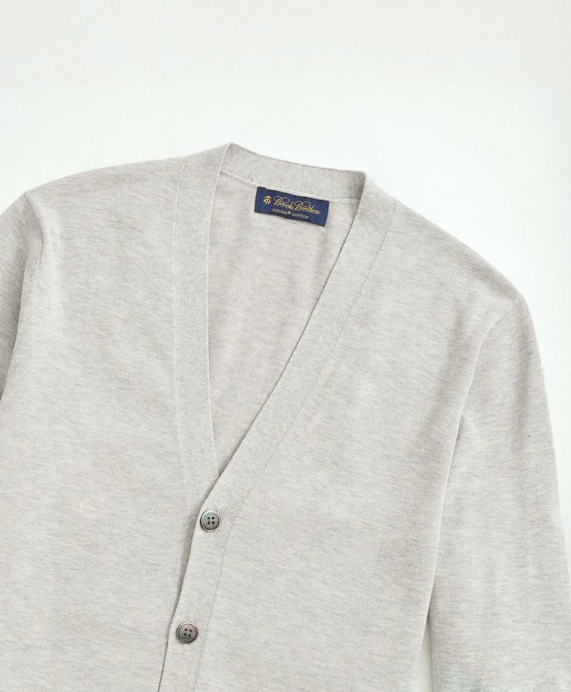 Supima® Cotton Button-Front Cardigan, image 2