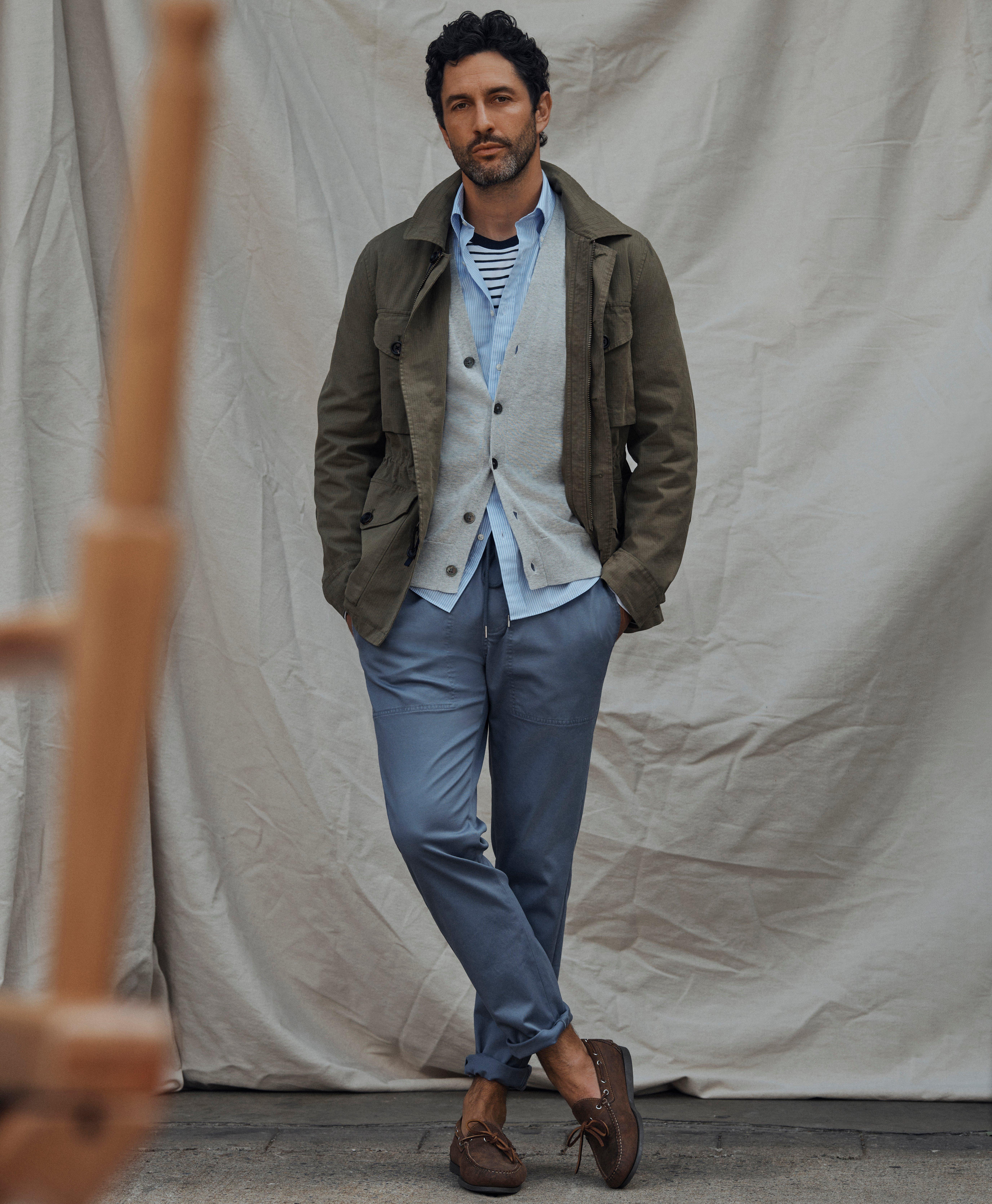 Supima® Cotton Button-Front Cardigan, image 2