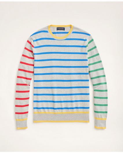 Supima® Cotton Fun Stripe Sweater, image 1