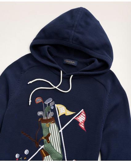 Supima® Cotton Embroidered Golf Hoodie, image 2