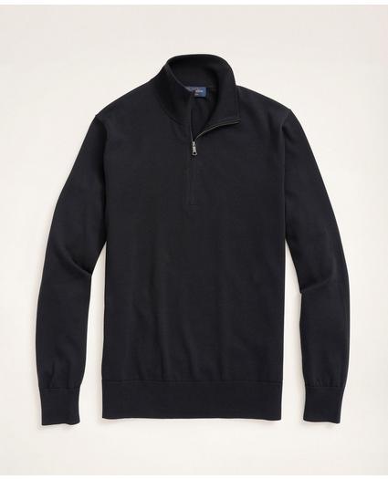 Supima® Cotton Half-Zip Sweater, image 1