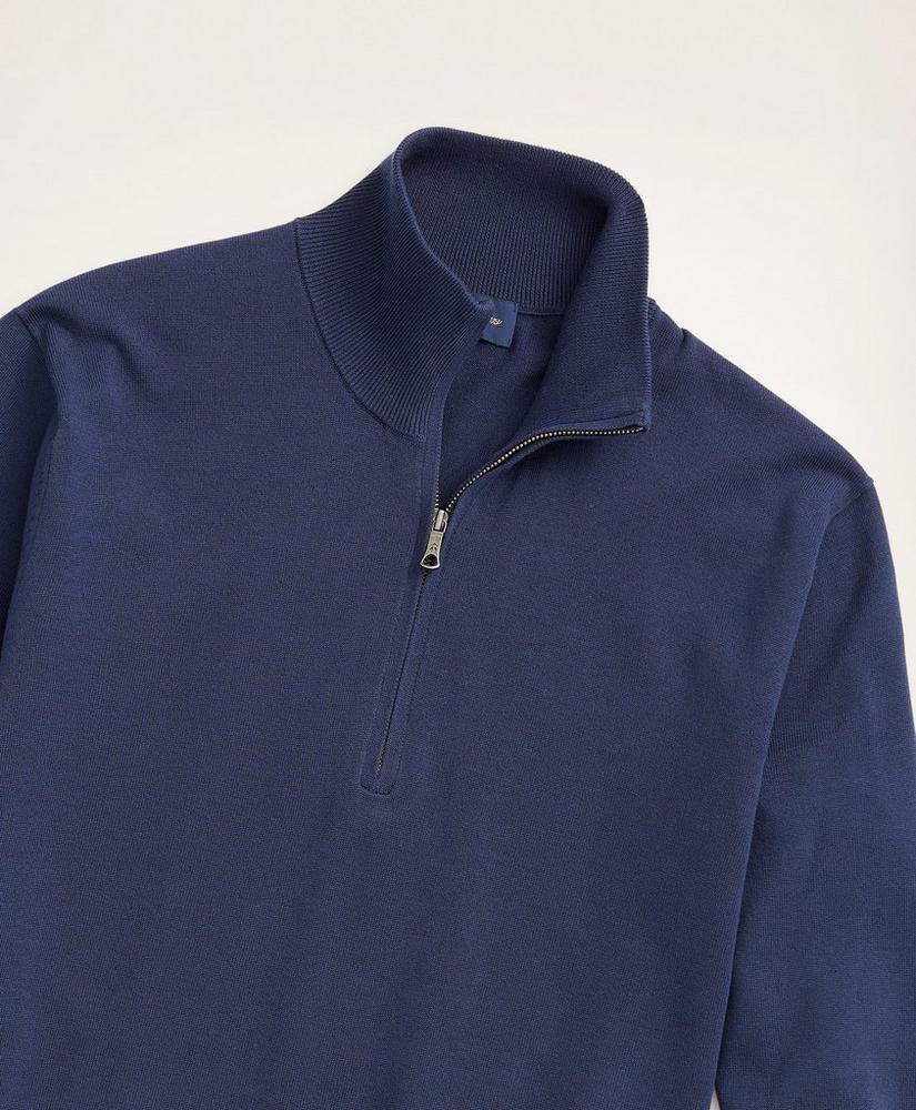 Supima® Cotton Half-Zip Sweater, image 2