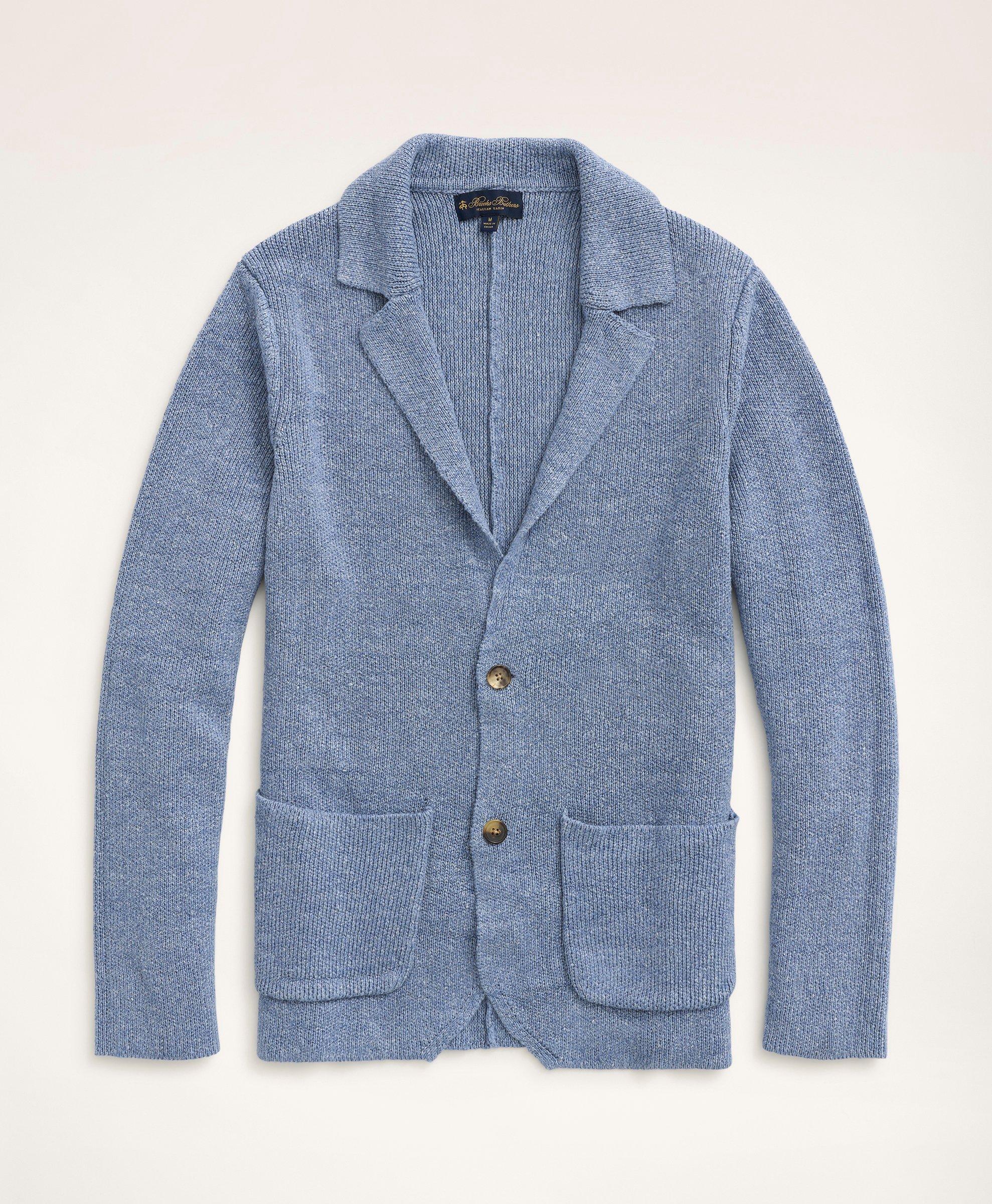 Linen Sweater Blazer