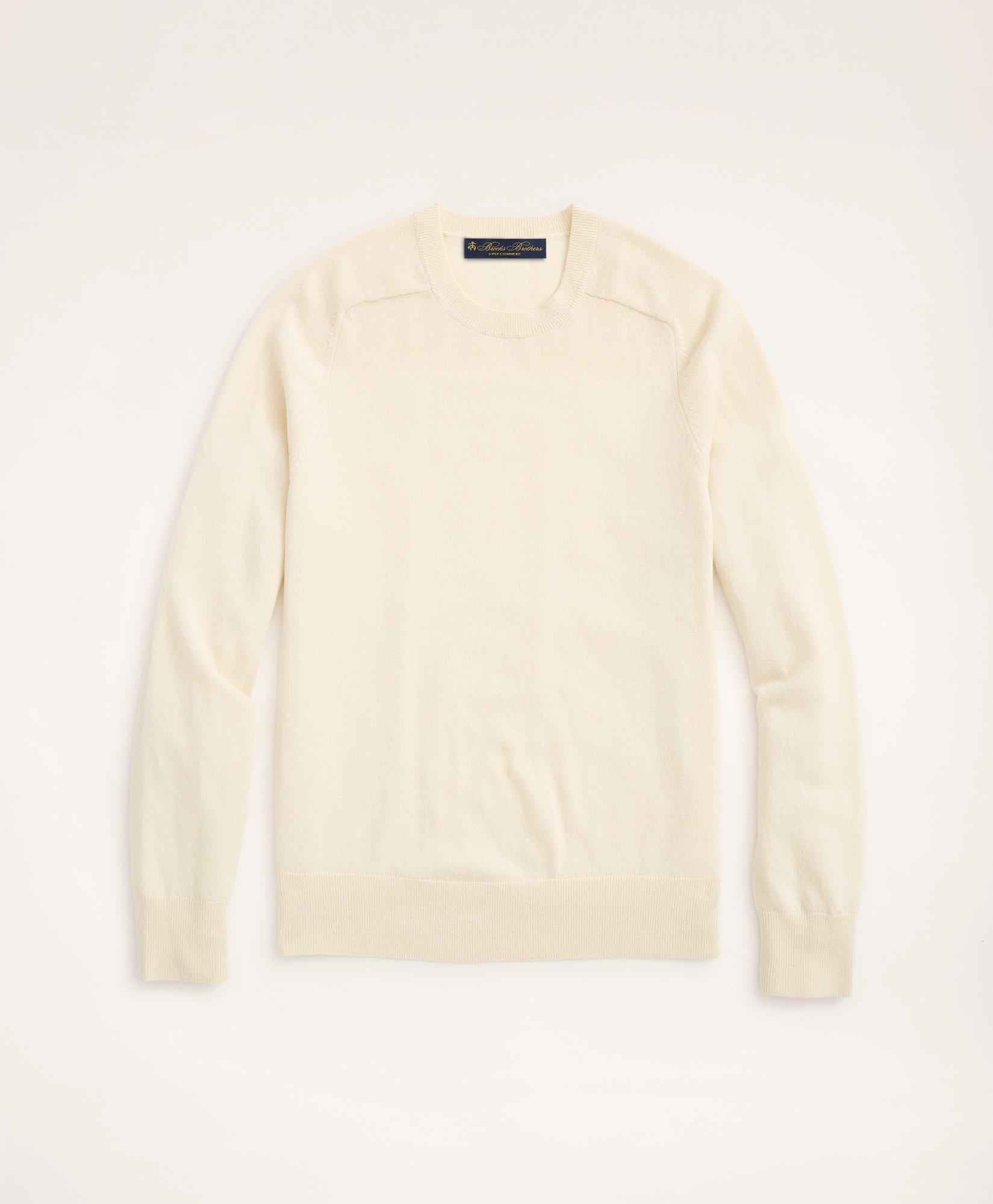 3-Ply Cashmere Crewneck Sweater