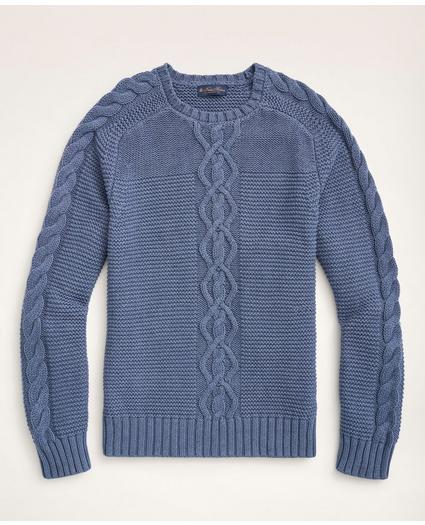 Cotton Cable Sweater, image 1