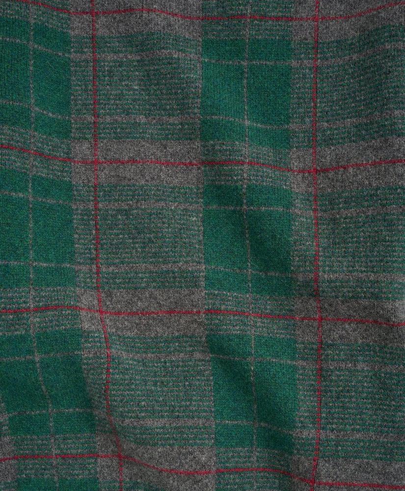 Lambswool Plaid Intarsia Sweater, image 2