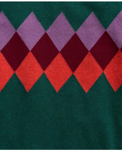 Lambswool Argyle Sweater, image 2